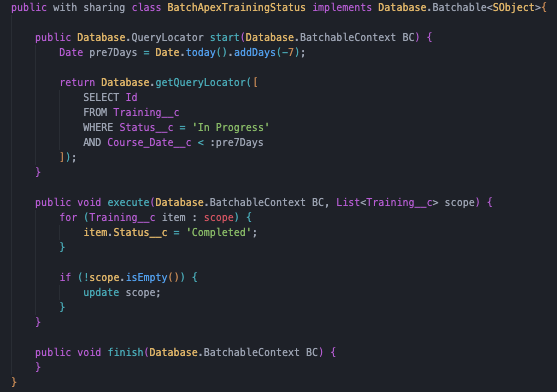 Salesforce Training Management System screenshot 6